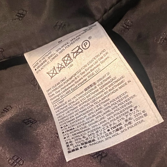 BANANA REPUBLIC Wool Jacket - Size M - Picture 9 of 9